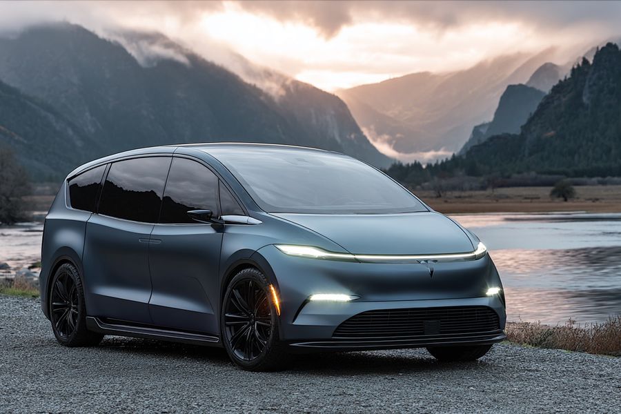 Tesla Minivan / Фото: Midjourney
