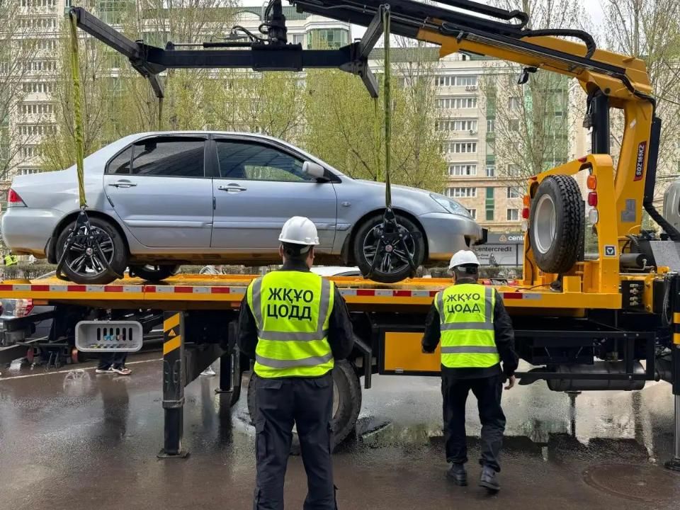 Платная эвакуация авто в Астане / Фото: gov.kz